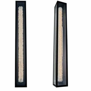 Allegri Lina Esterno 51" Outdoor Wall Sconce in Matte Black