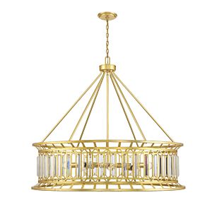 Daintree 10-Light Chandelier in True Gold