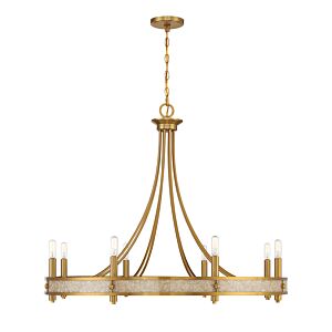 Camden 8-Light Chandelier in Warm Brass