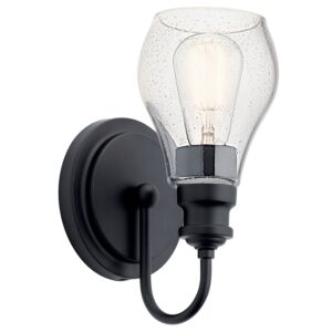 Greenbrier 1-Light Wall Sconce in Black