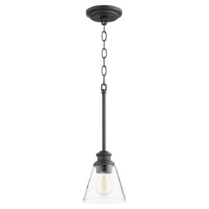 Dunbar 1-Light Pendant in Textured Black