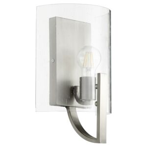 Dakota 1-Light Wall Sconce in Satin Nickel