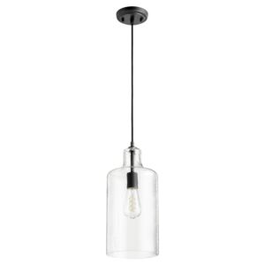 8141 Pendants 1-Light Pendant in Textured Black