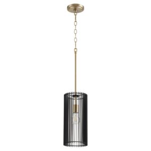 Finura 1-Light Pendant in Aged Brass