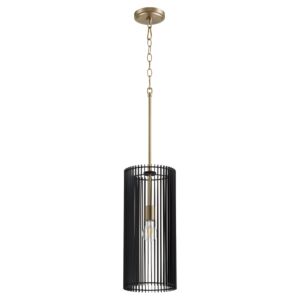 Finura 1-Light Pendant in Aged Brass