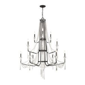 Barcelona 12-Light Chandelier in Onyx