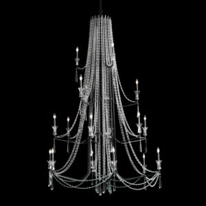 Barcelona 18-Light Chandelier in Onyx