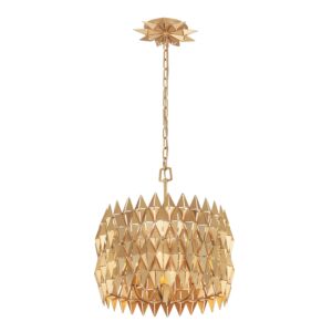 Forever 4-Light Pendant in French Gold