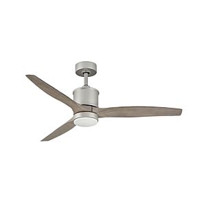 Hover 52" Hanging Ceiling Fan in Brushed Nickel
