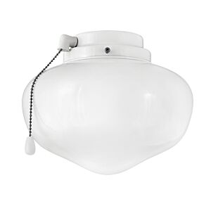 Light Kit 1-Light LED Fan Light Kit in Appliance White