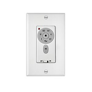 Wall Control 6 Speed Dc Wall Contol in White