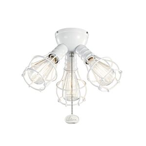 Accessory 3-Light Fan Light Kits in White