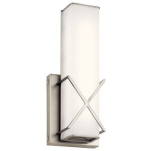 Trinsic 1-Light LED Wall Sconce in Brushed Nickel