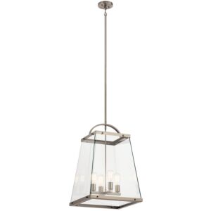 Darton 4-Light Foyer Pendant in Classic Pewter