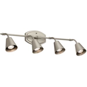 Sylvia 4-Light Rail Light in Satin Nickel