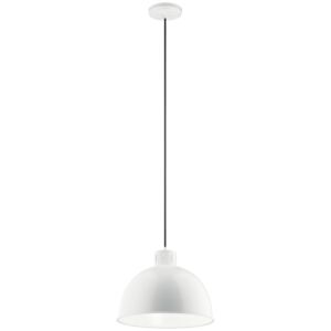 Zailey 1-Light Pendant in White