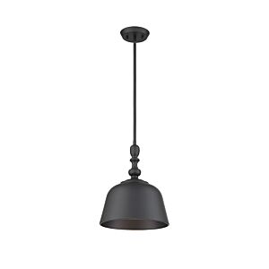 Berg 1-Light Pendant in Matte Black