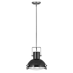 Nautique 1-Light LED Pendant in Polished Nickel