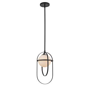 Lennox 1-Light Mini Pendant in Matte Black