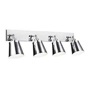 Kinsley 4-Light Wall Sconce in Chrome