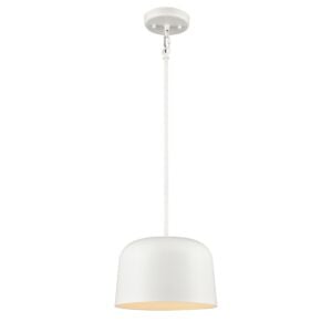 Tuque 1-Light LED Mini-Pendant in Matte White