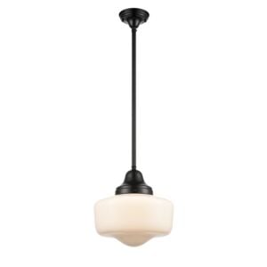 Schoolhouse 1-Light Pendant in Ebony