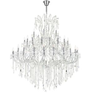 Maria Theresa 49-Light 4Chandelier in Chrome