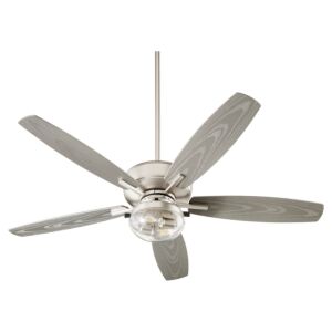 Breeze Patio 2-Light 52" Patio Fan in Satin Nickel Satin Nickel