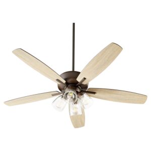 Breeze 4-Light 52" Hanging Ceiling Fan in Oiled Bronze