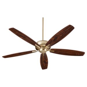 Breeze 60" 60"Hanging Ceiling Fan in Aged Brass