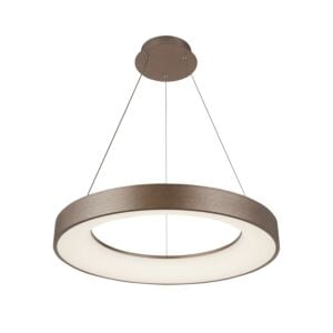 Acryluxe LED Pendant in Light Bronze