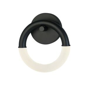 Acryluxe LED Wall Sconce in Matte Black