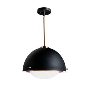 Fusion 2-Light Pendant in Black