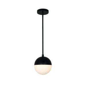 Fusion 1-Light Pendant in Black