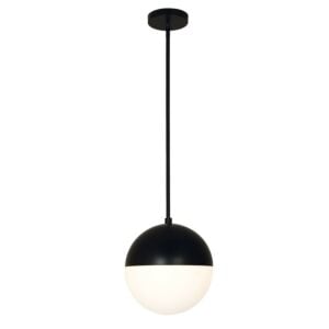 Fusion 2-Light Pendant in Black