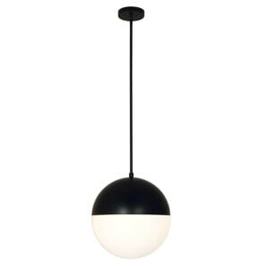 Fusion 3-Light LED Pendant in Matte Black