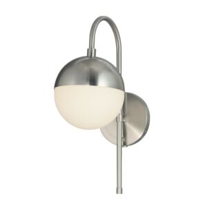 Fusion 1-Light Wall Sconce in Brushed Nickel