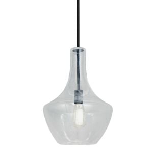 Fusion 1-Light Pendant in Matte Black