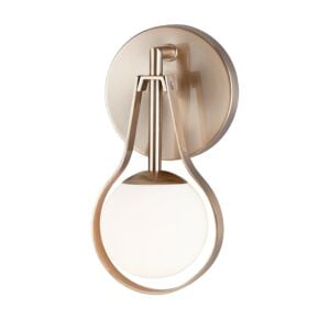 Fusion 1-Light Wall Sconce in Brushed Brass