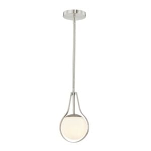 Fusion 1-Light Pendant in Brushed Nickel