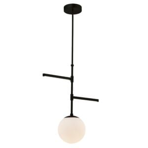 Fusion LED Pendant in Matte Black