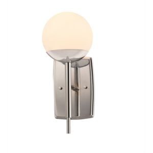 Fusion 1-Light Wall Sconce in Polished Chrome