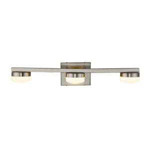 Fusion LED Bathroom Vanity Light Bar in Brushed Nickel