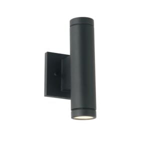 Portico LED Outdoor Wall Sconce in Matte Black