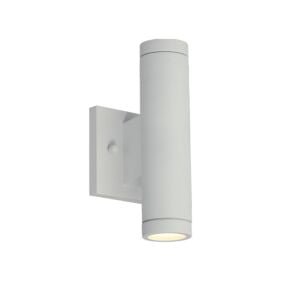 Portico LED Outdoor Wall Sconce in Matte White