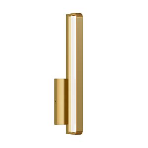 Banda 1-Light LED Bathroom Vanity Light in Natural Brass