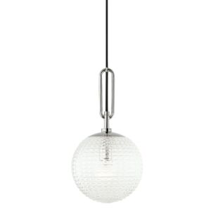 Jewett 1-Light Pendant in Polished Nickel