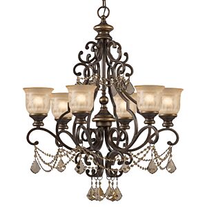 Norwalk 6-Light Chandelier in Bronze Umber