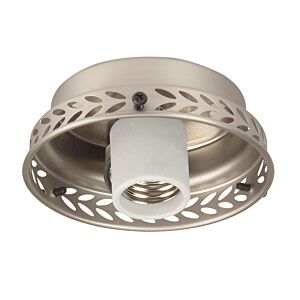 Craftmade 1 Light Medium Base Fitter in Brushed Satin Nickel