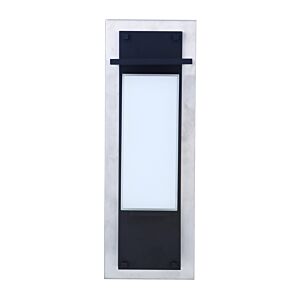 Craftmade Heights Outdoor Wall Light in Stainless Steel with Midnight